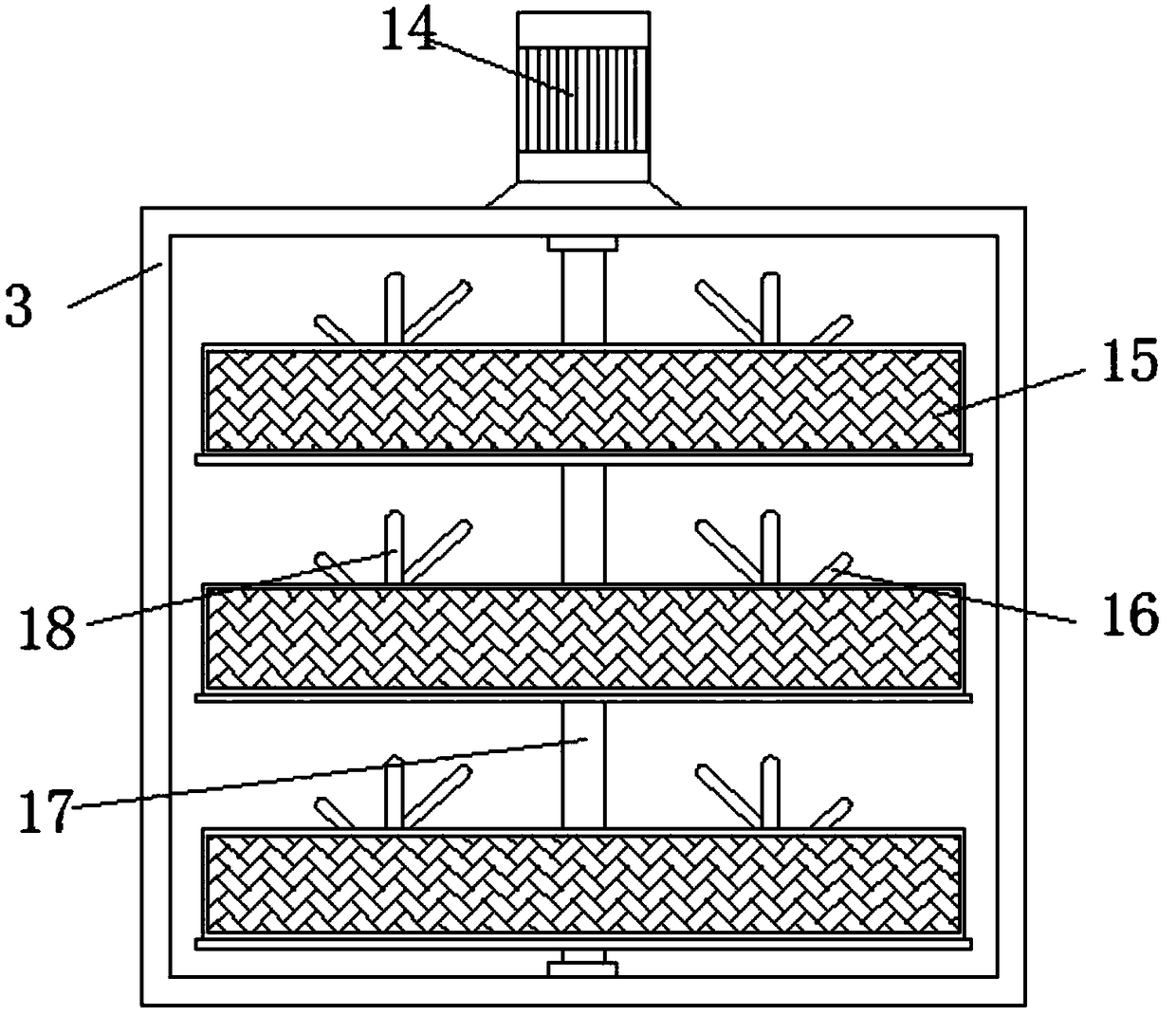 High-efficiency vacuum drying oven for chemical experiments