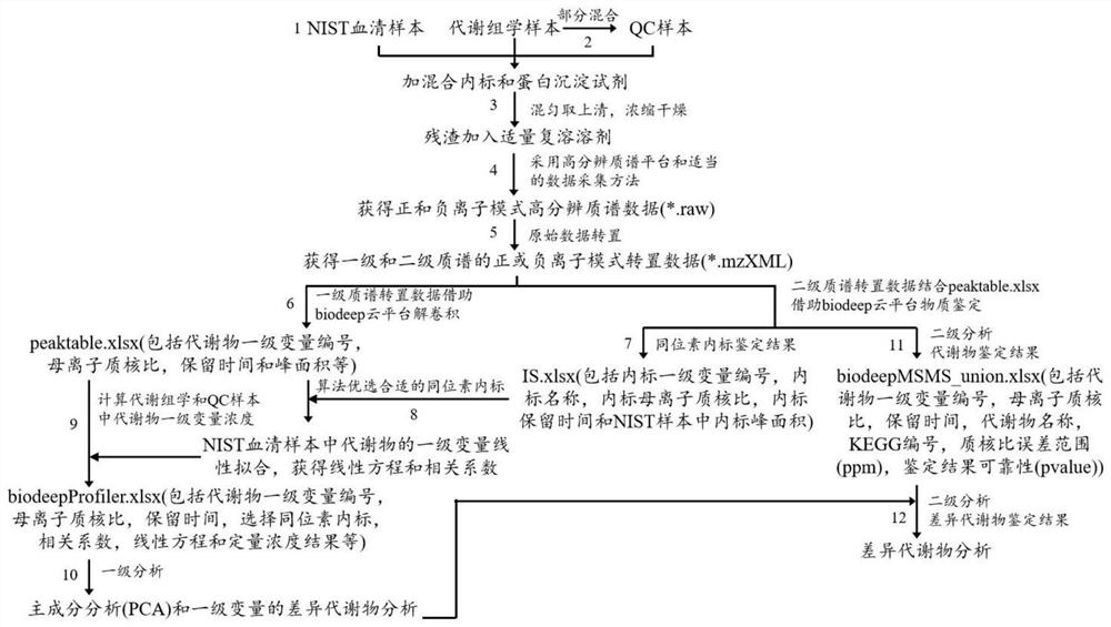 A Relative Quantitative Analysis Method for Metabolomics Based on UPLC/HRMS