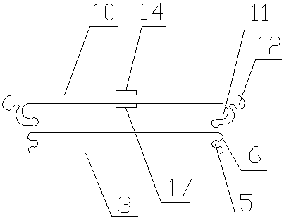 Combined electric appliance fixing seat with wire inlet device