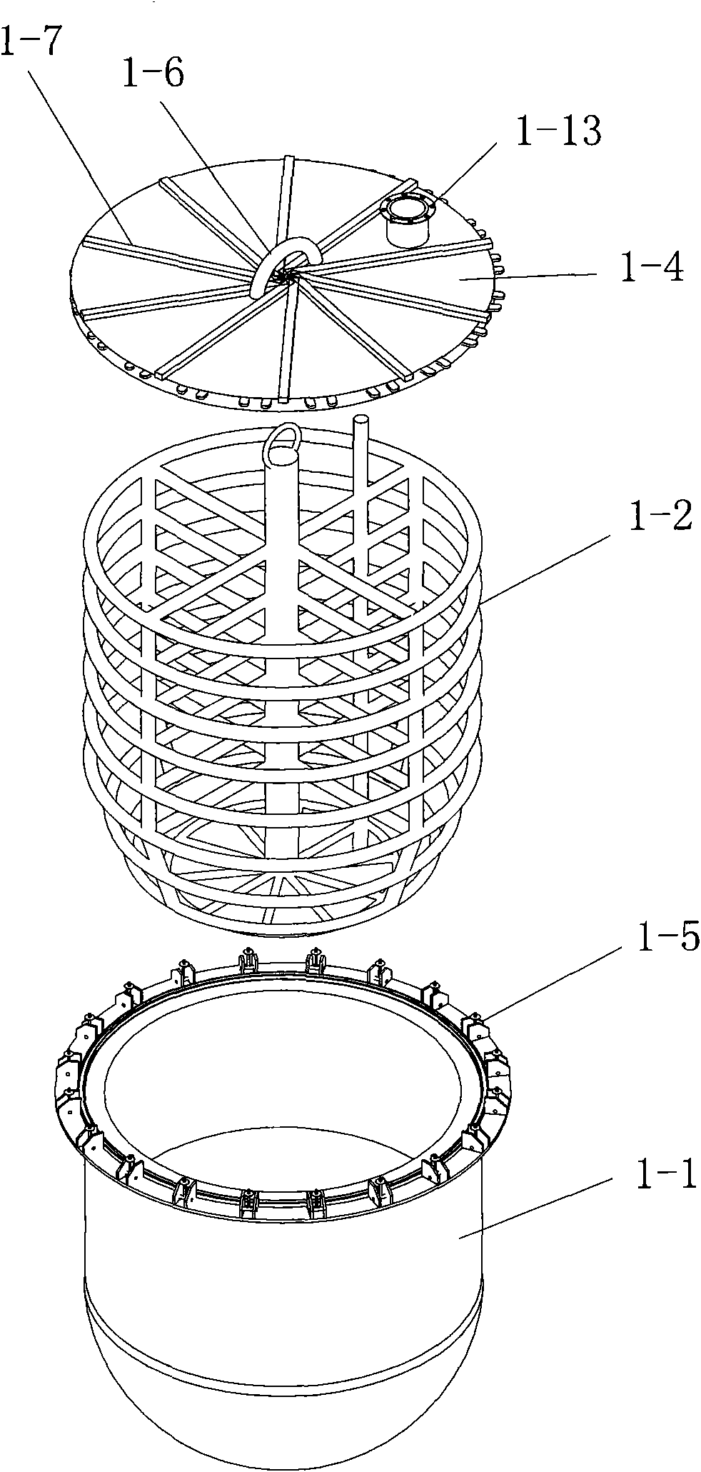 Co-production system and co-production method for biomass carbon, gas, wood tar and wood vinegar