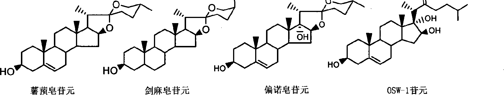 Complete E/F ring-opening synthesis process of 26-chloro-3beta, 16beta-diacetyloxy-22-one-(5-) cholestane (cholestene) with sterioside