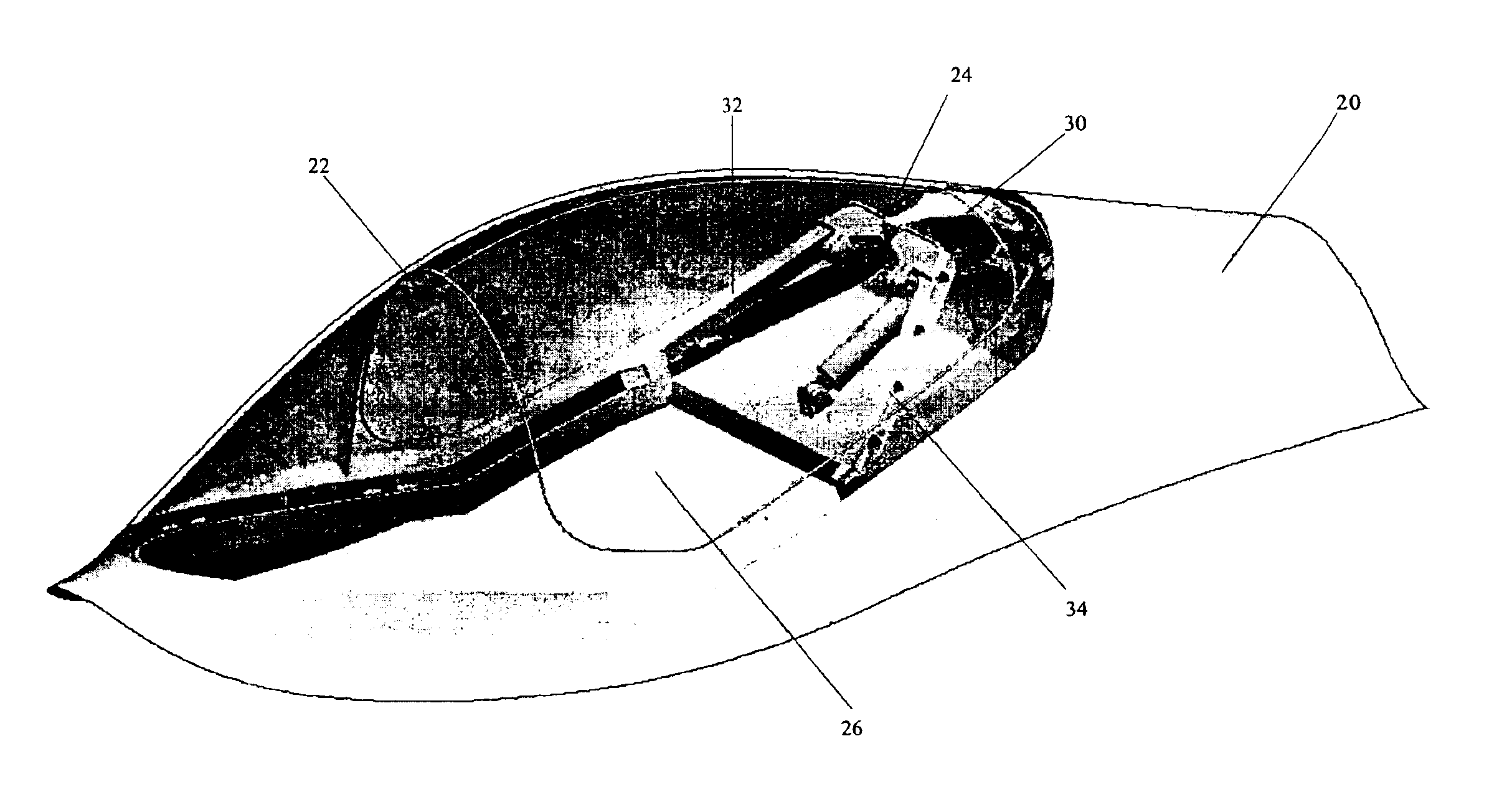 Frameless aircraft canopy actuation system and method