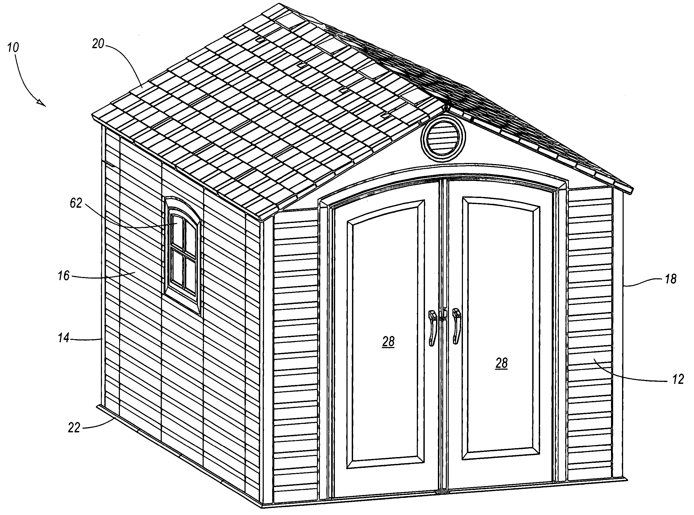 Packaging system for a modular enclosure