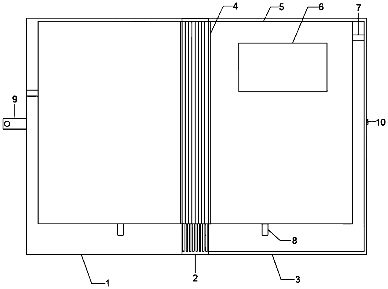 Novel file managing folder for archive arrangement