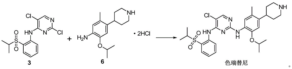 Preparation method for ceritinib and intermediate of ceritinib