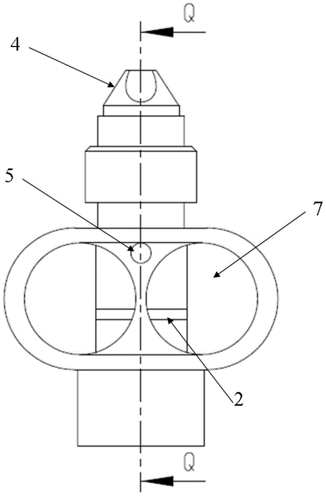 Radial multi-component distributor