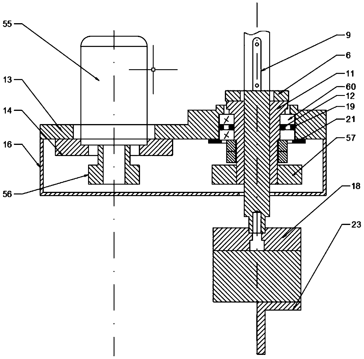 Self-rotating type electric stud welding gun suitable for hollow studs