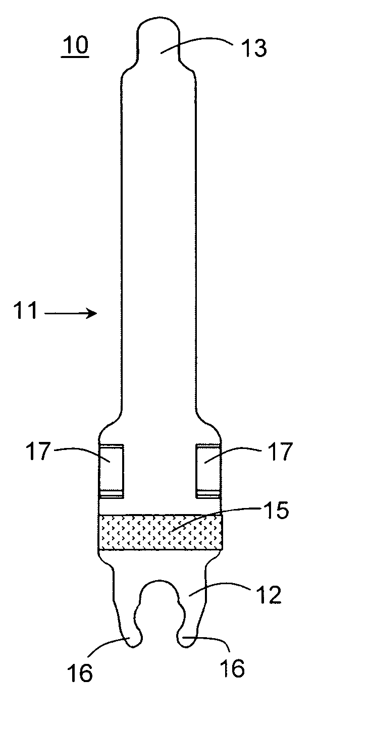 Electrical contacts having solder stops