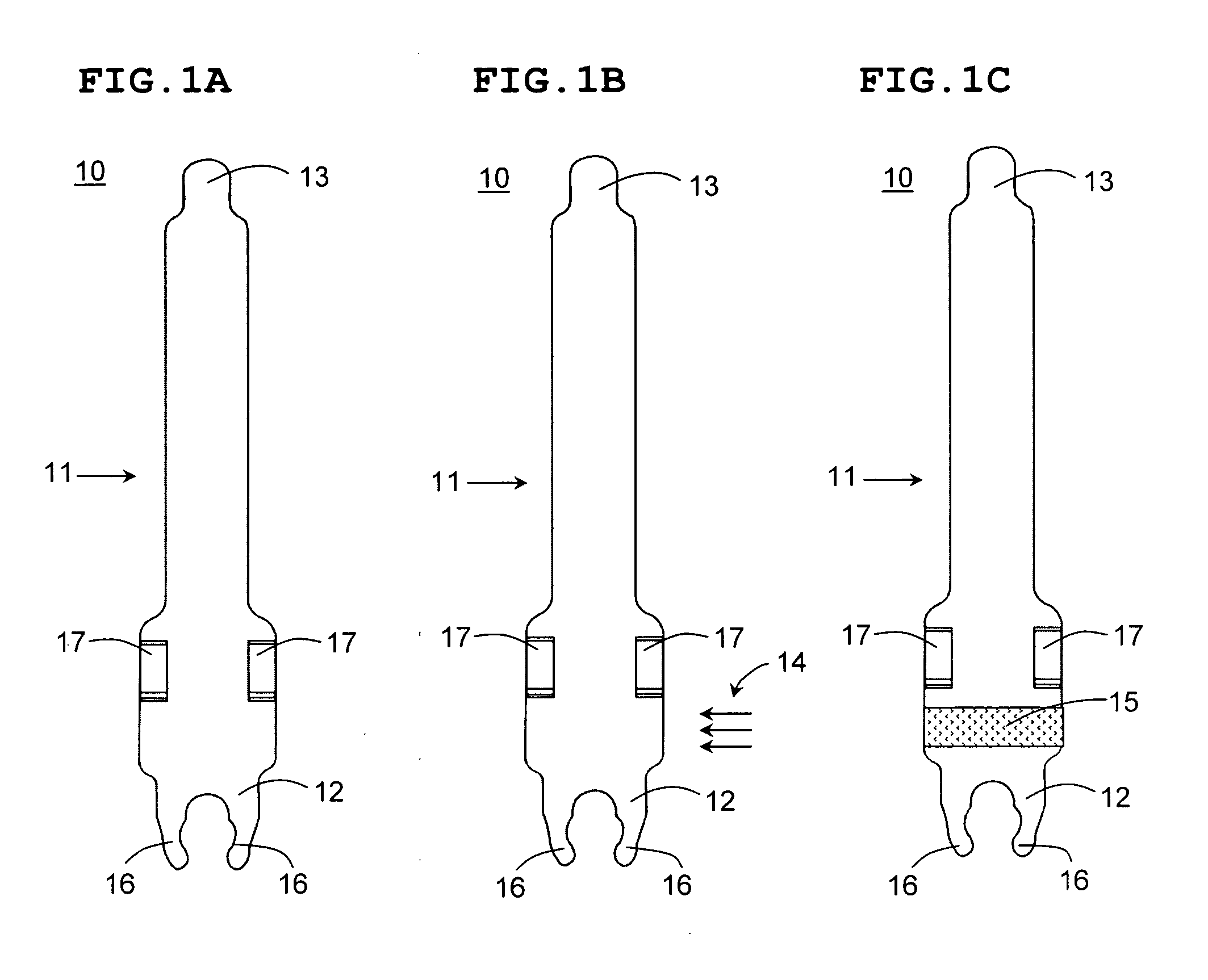 Electrical contacts having solder stops