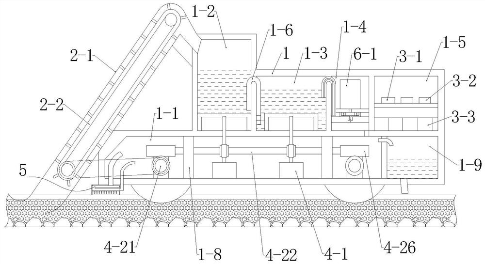 Railway deicing and snow shoveling integrated cleaning machine