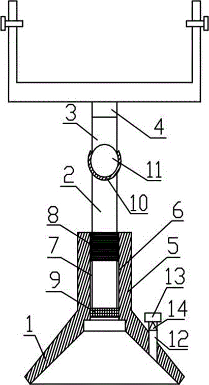 Navigator bracket adopting vacuum sucker