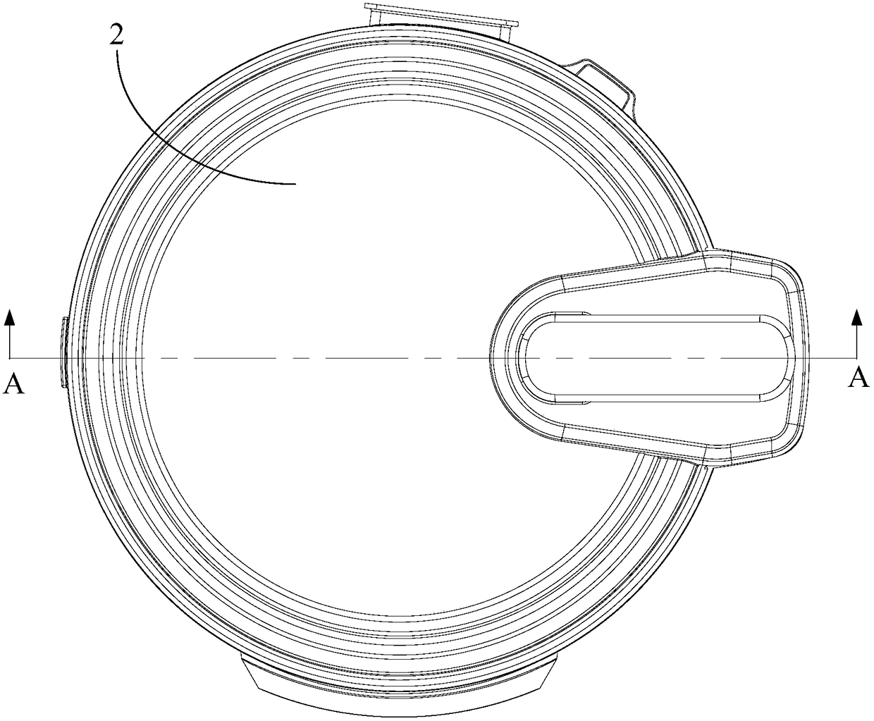 Split-type electric pressure cooker