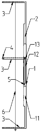 Detection ruler for perpendicularity, flatness and levelness of wall columns and detection method thereof