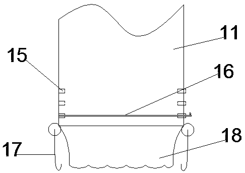 Cement bagging device