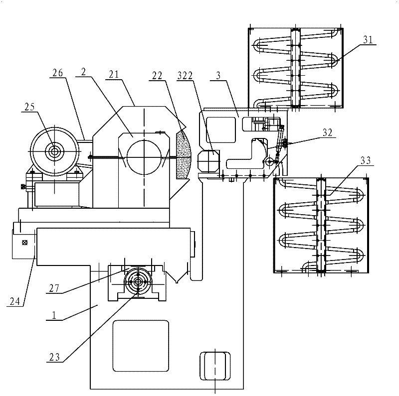 Full-automatic wide grinding wheel roller grinding machine