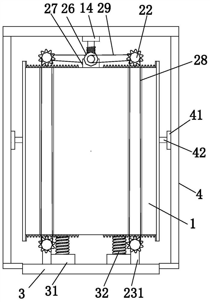 An anti-fall elevator car