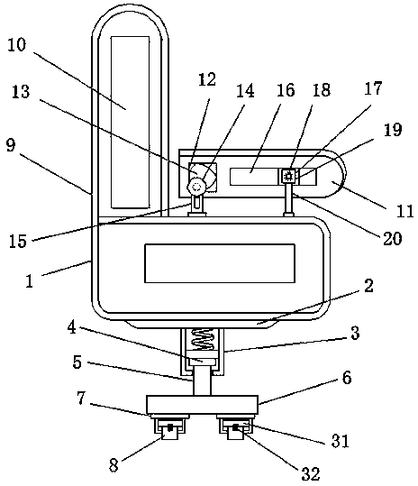 Spine massage device