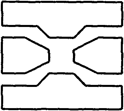 Micro-wave on-wafer testing method based on unknown material substrate