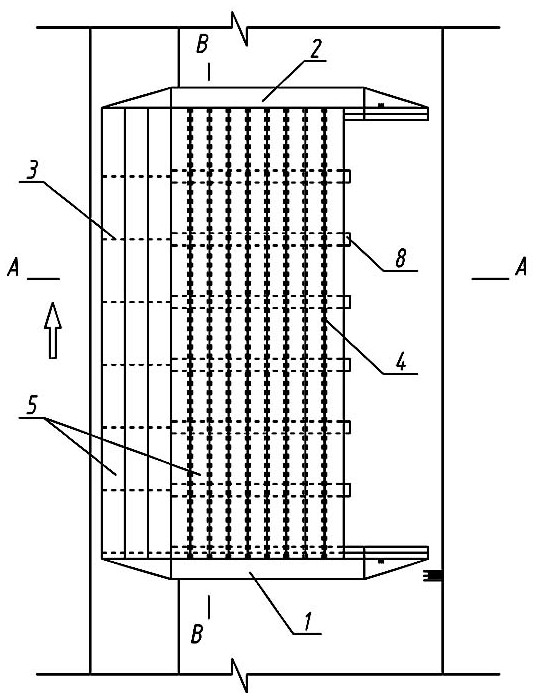 Construction method of canal slope without water repair based on canopy cofferdam