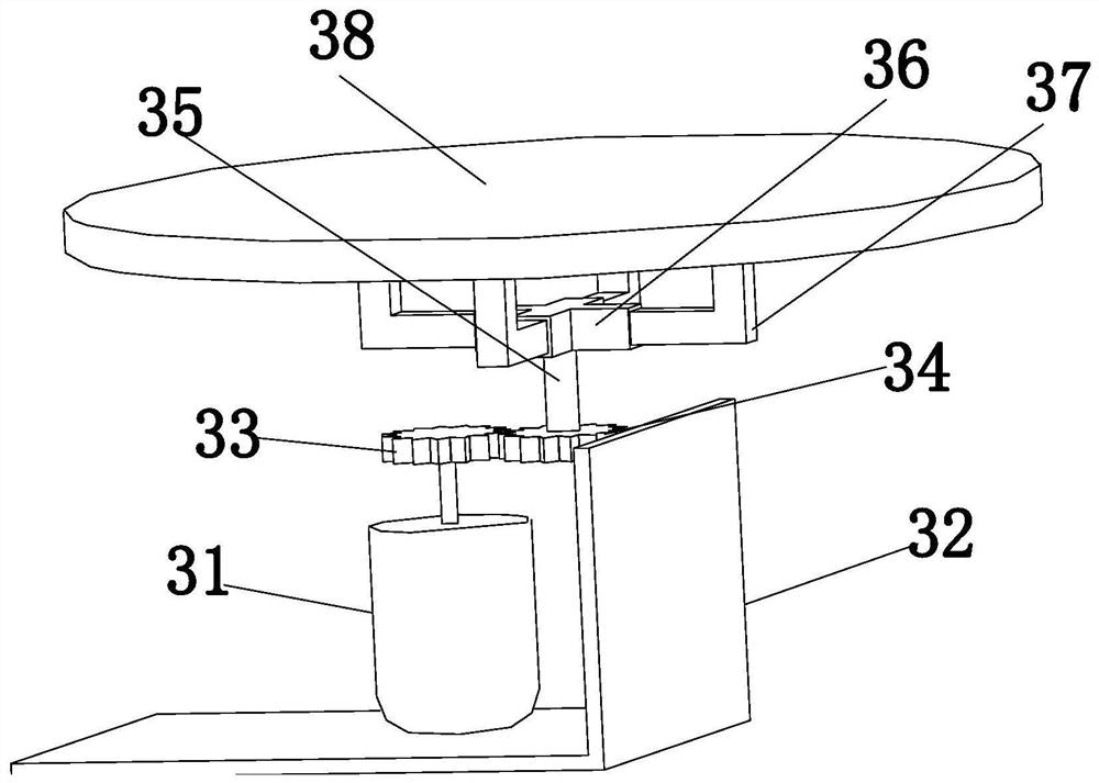 Wooden product surface hollowed-out chamfering machine