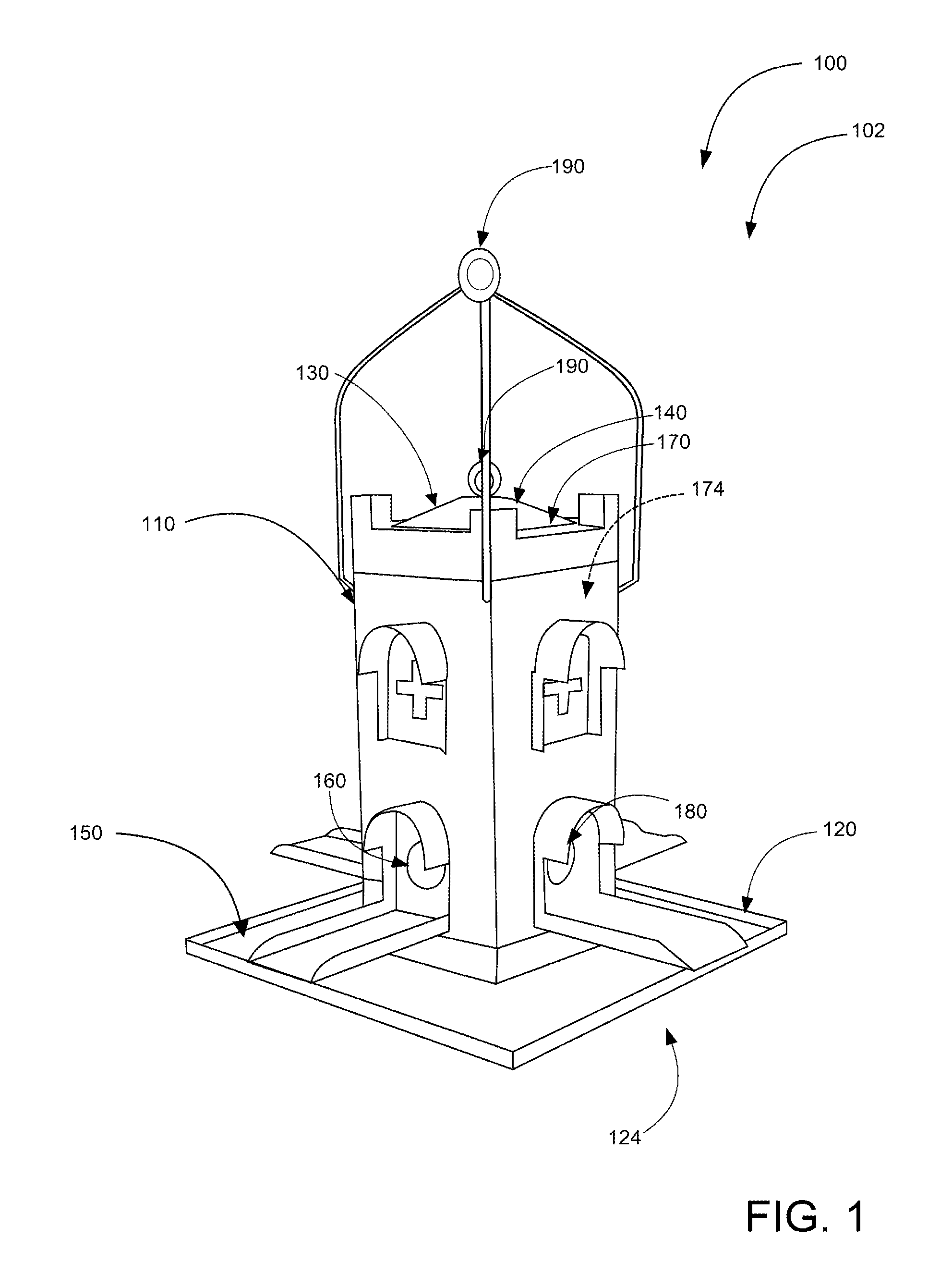 Castle birdfeeder systems