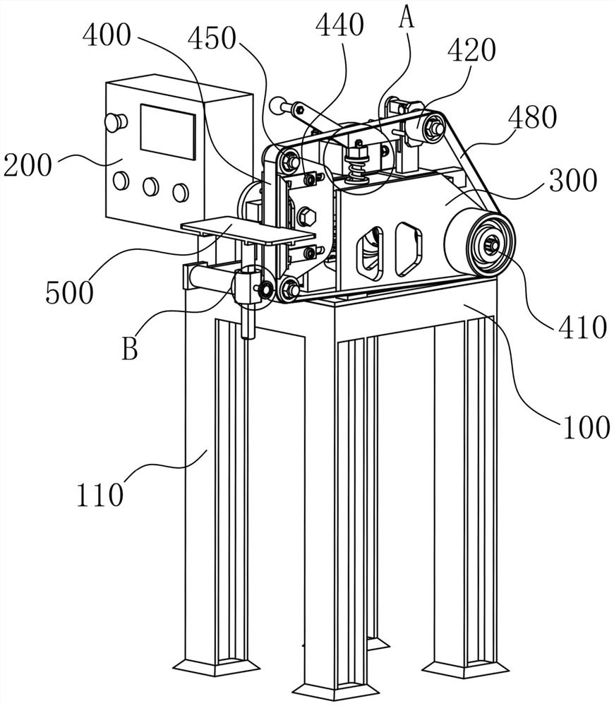 Processing device of non-ferrous metal copper material for purification and processing method