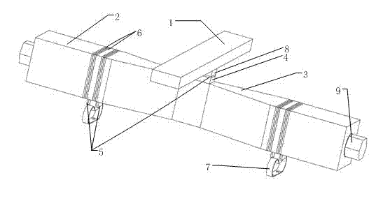 Linear ultrasonic motor based on alternating force and electric excitation method