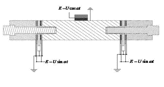 Linear ultrasonic motor based on alternating force and electric excitation method