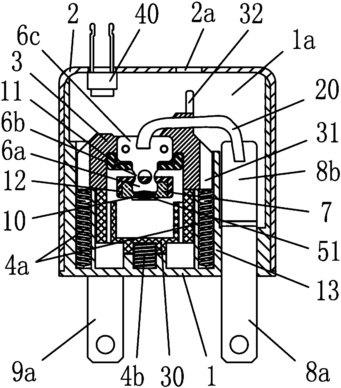 A surge protection device with high performance arc extinguishing shield