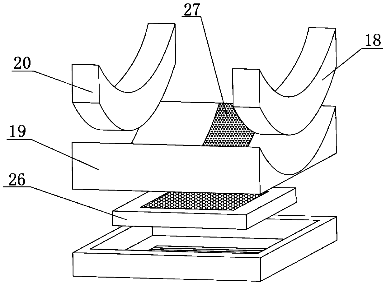 Pipeline laying device for building construction