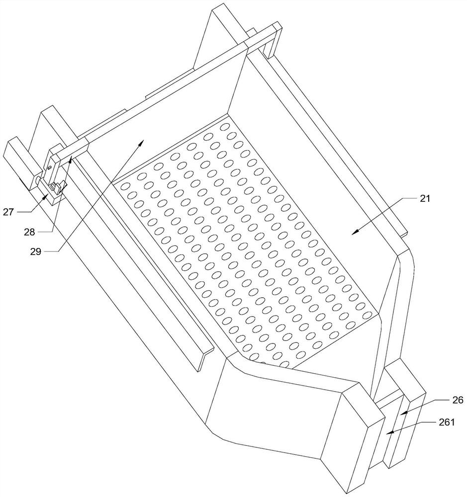 A water conservancy construction mud conveying device