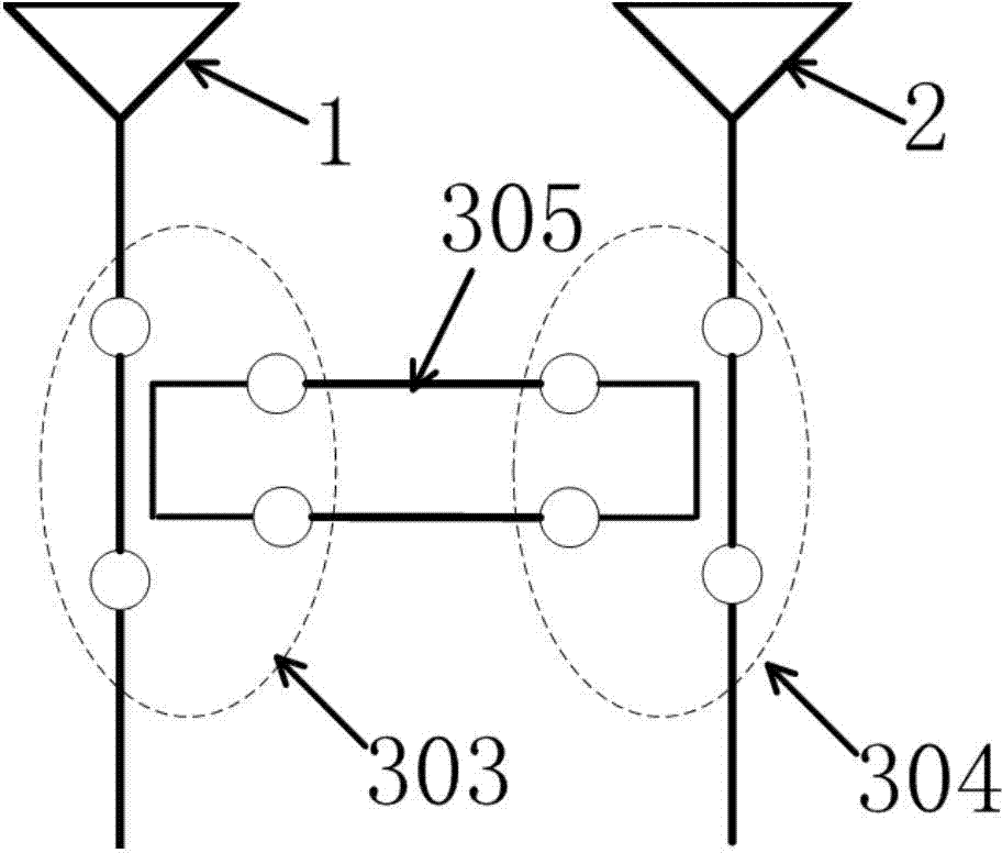 Feed network for reducing mutual coupling between antenna array units