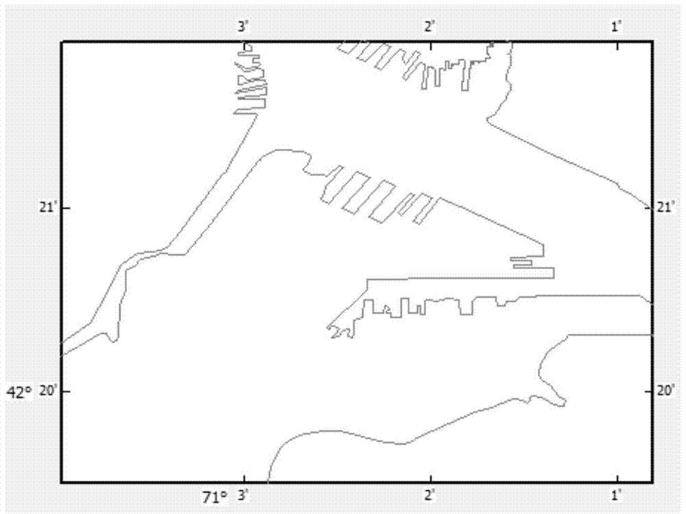 A Ship Target Detection Method Based on Coastline Data and Spectrum Analysis