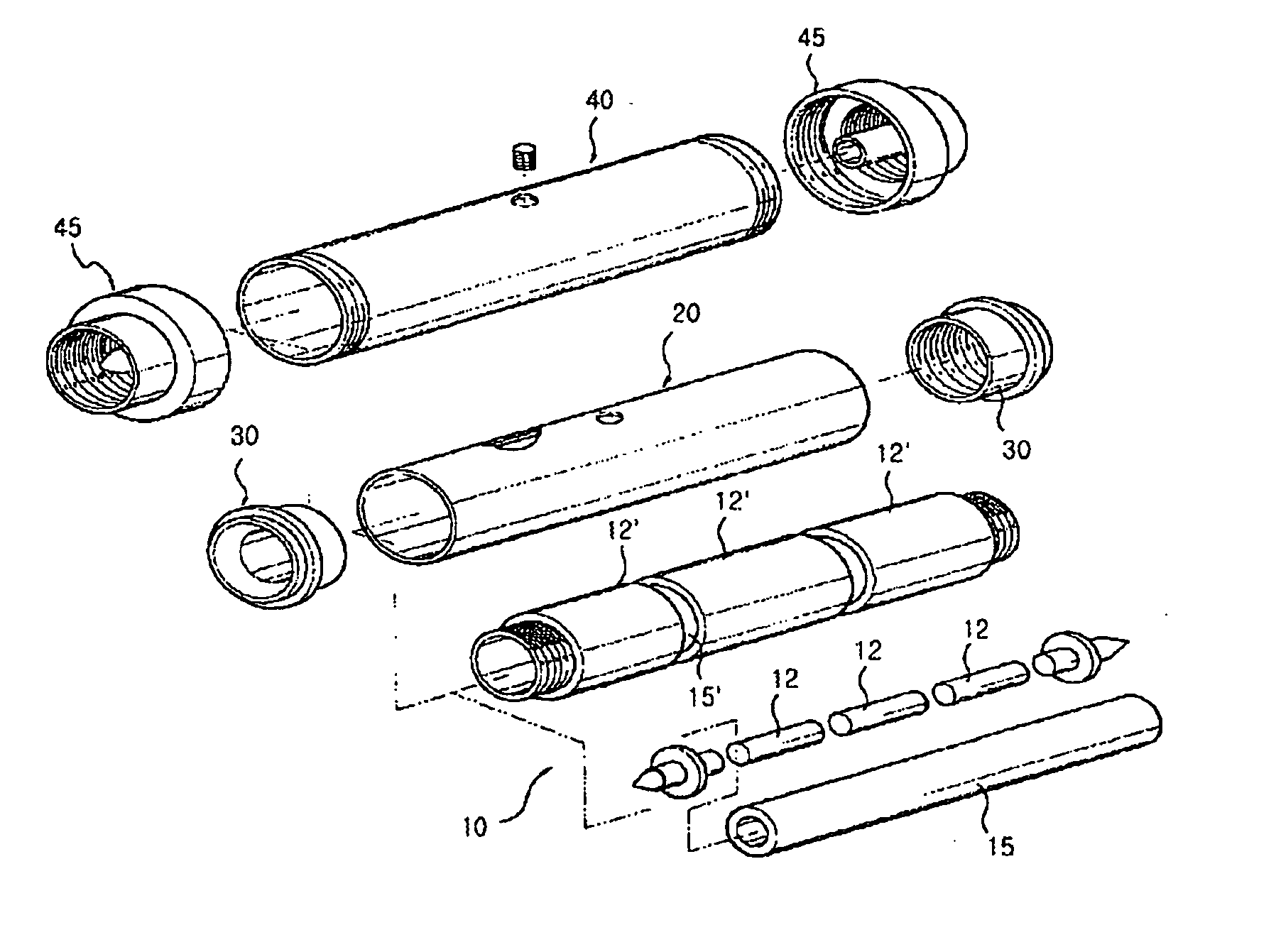 Water treatment-apparatus using ion having drain hole