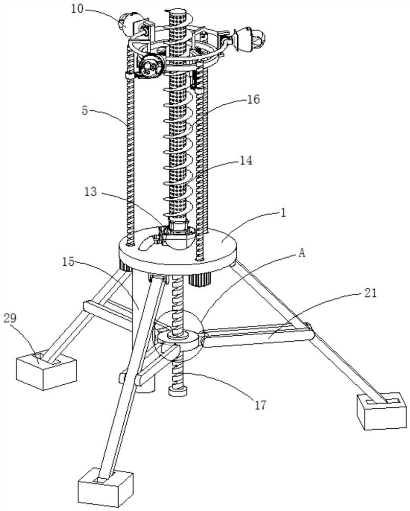 Mobile power construction monitoring device and using method thereof