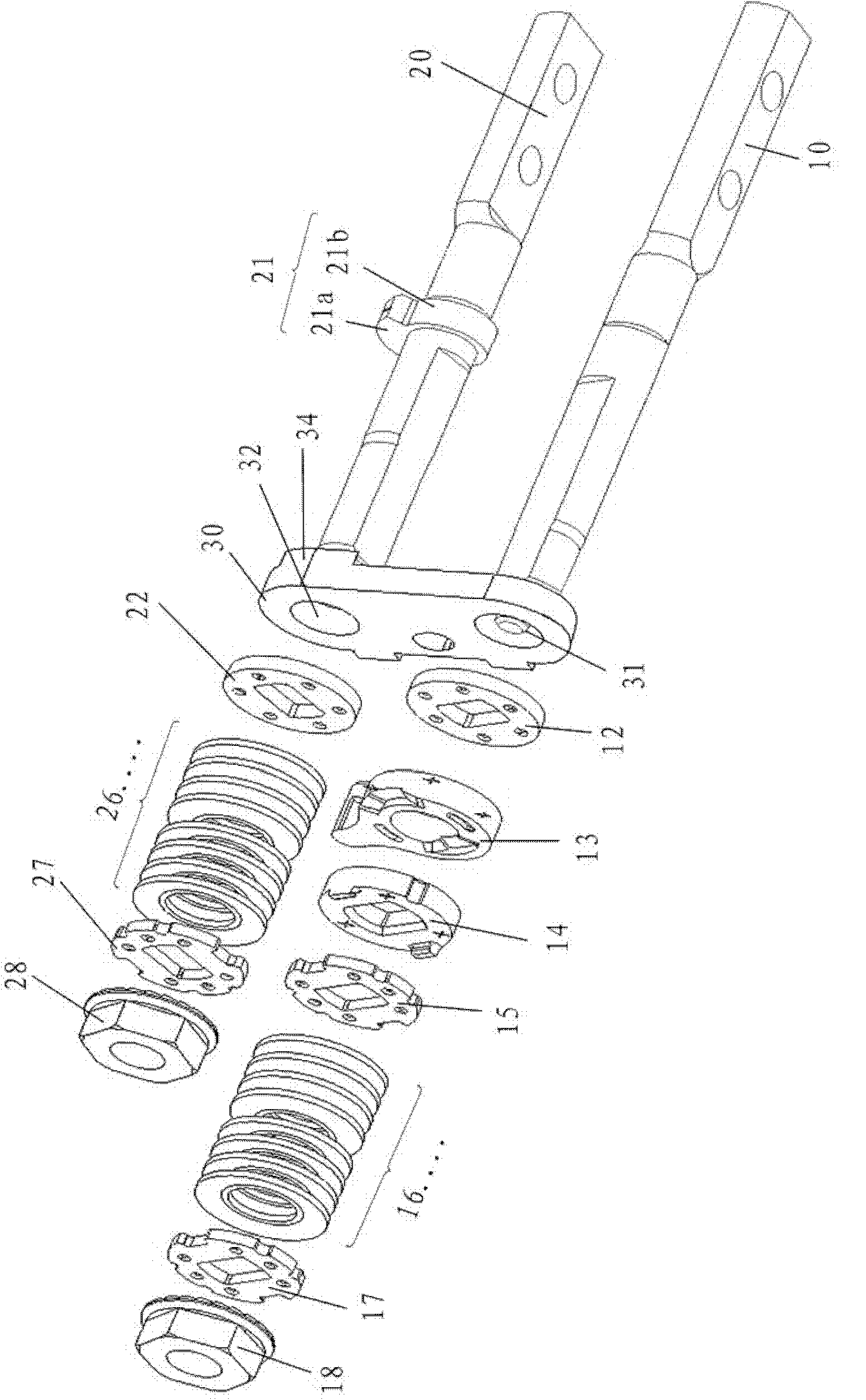 Hinge device and portable terminal