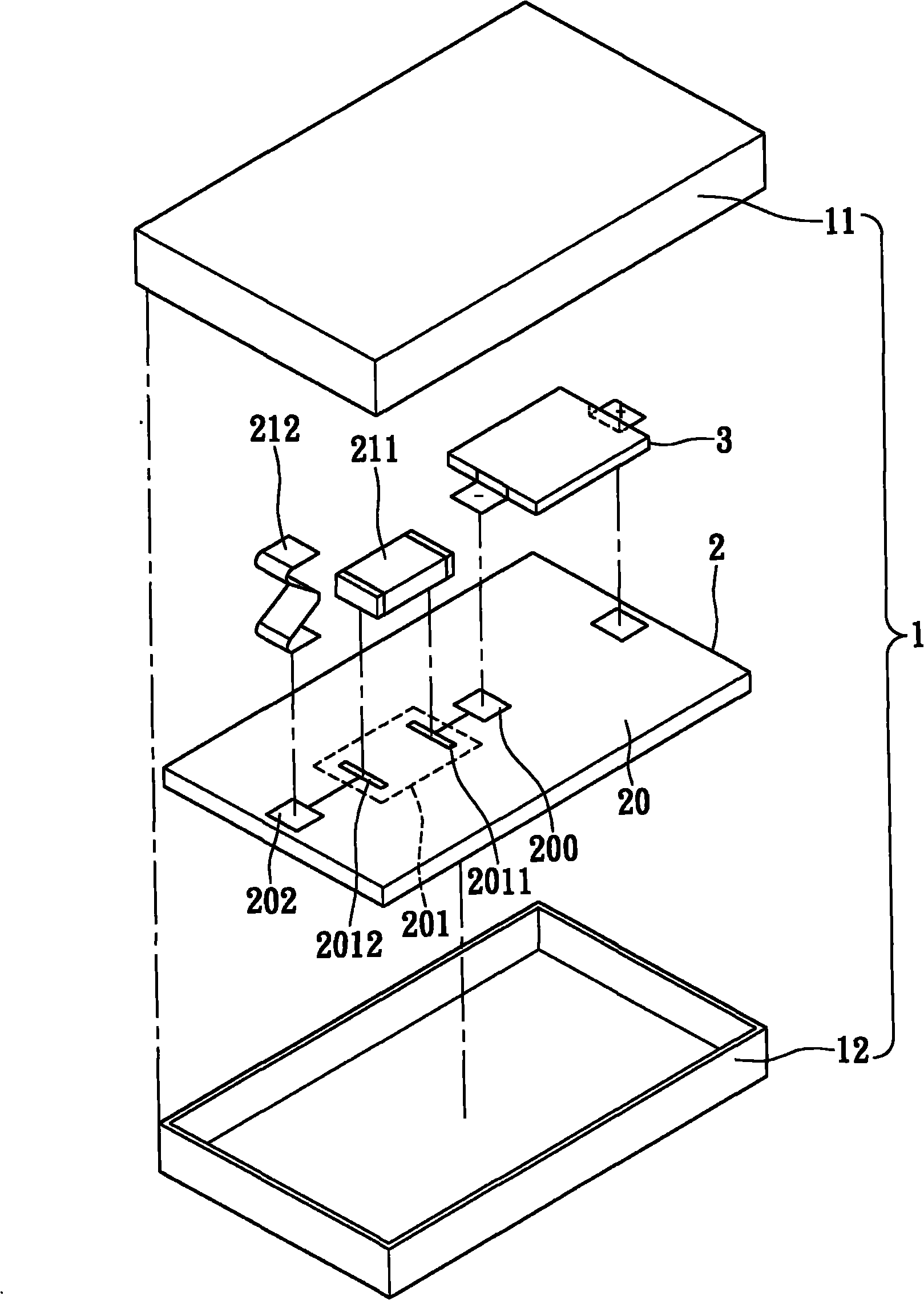 Battery pack with static discharge protective function and electronic device