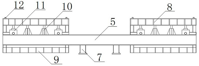 A construction method for bracketless suspension and locking of prefabricated segmental box girder