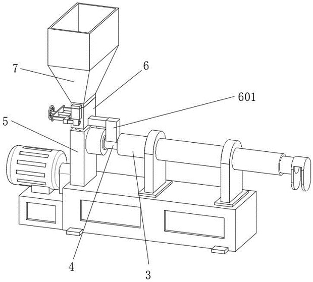 Environment-friendly wood-plastic composite board extruder and molding method thereof