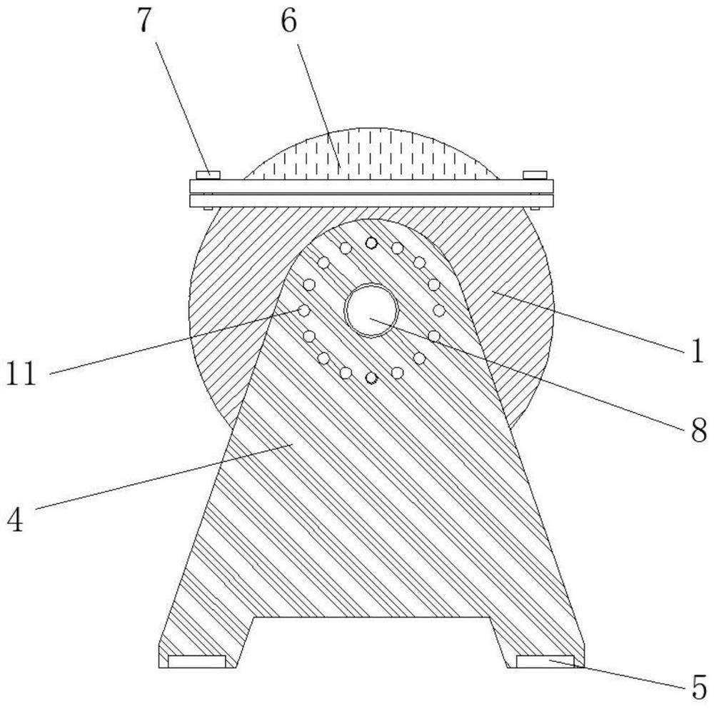 Aluminum rope ladder convenient to wind and store