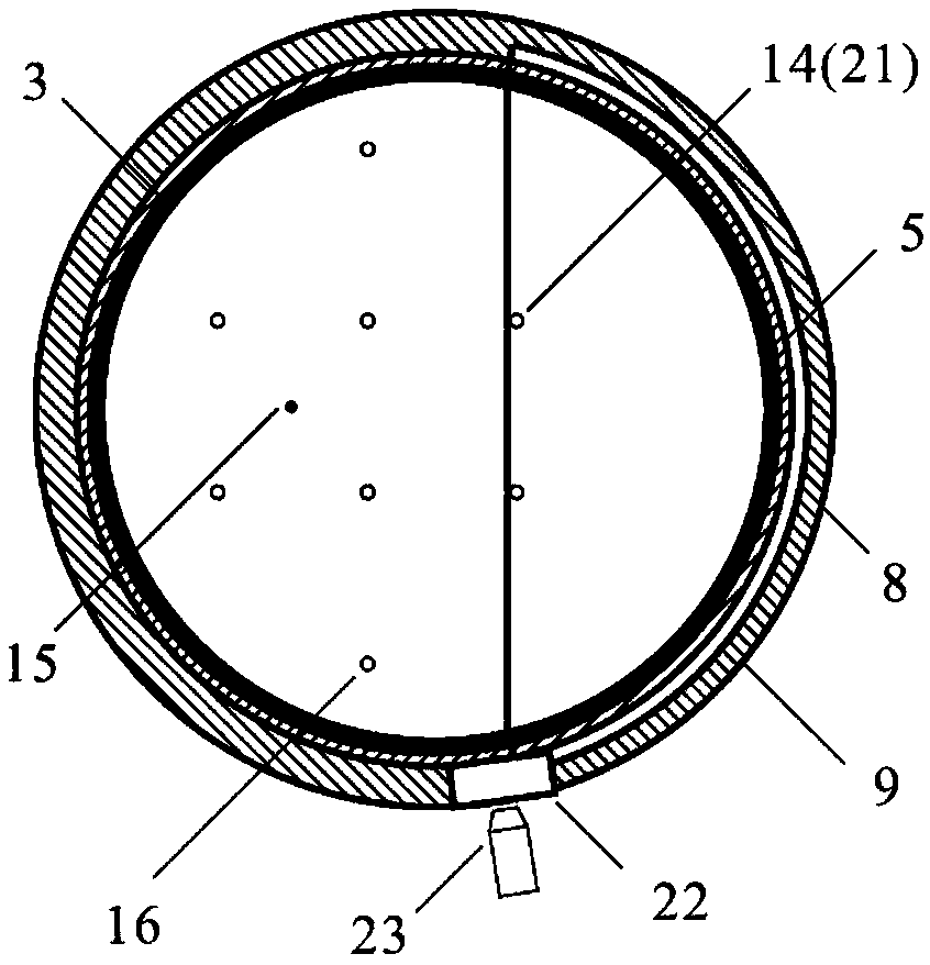 Visual system for testing cementation quality of specially-shaped well cementation interface II and intensity of specially-shaped body