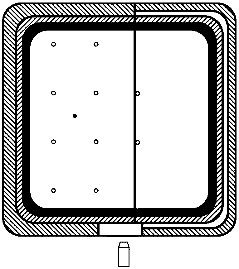 Visual system for testing cementation quality of specially-shaped well cementation interface II and intensity of specially-shaped body