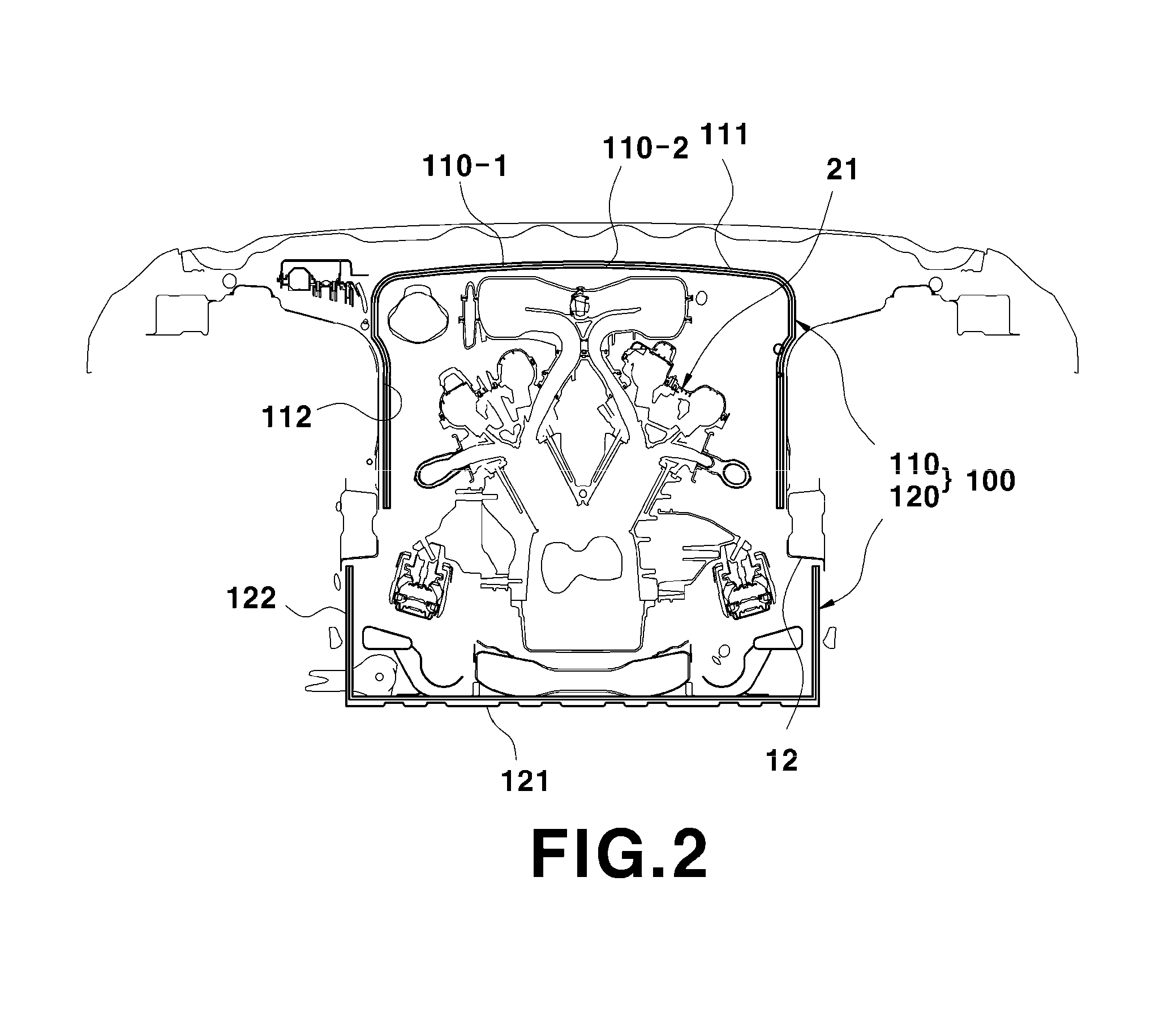 Engine encapsulation structure of vehicle