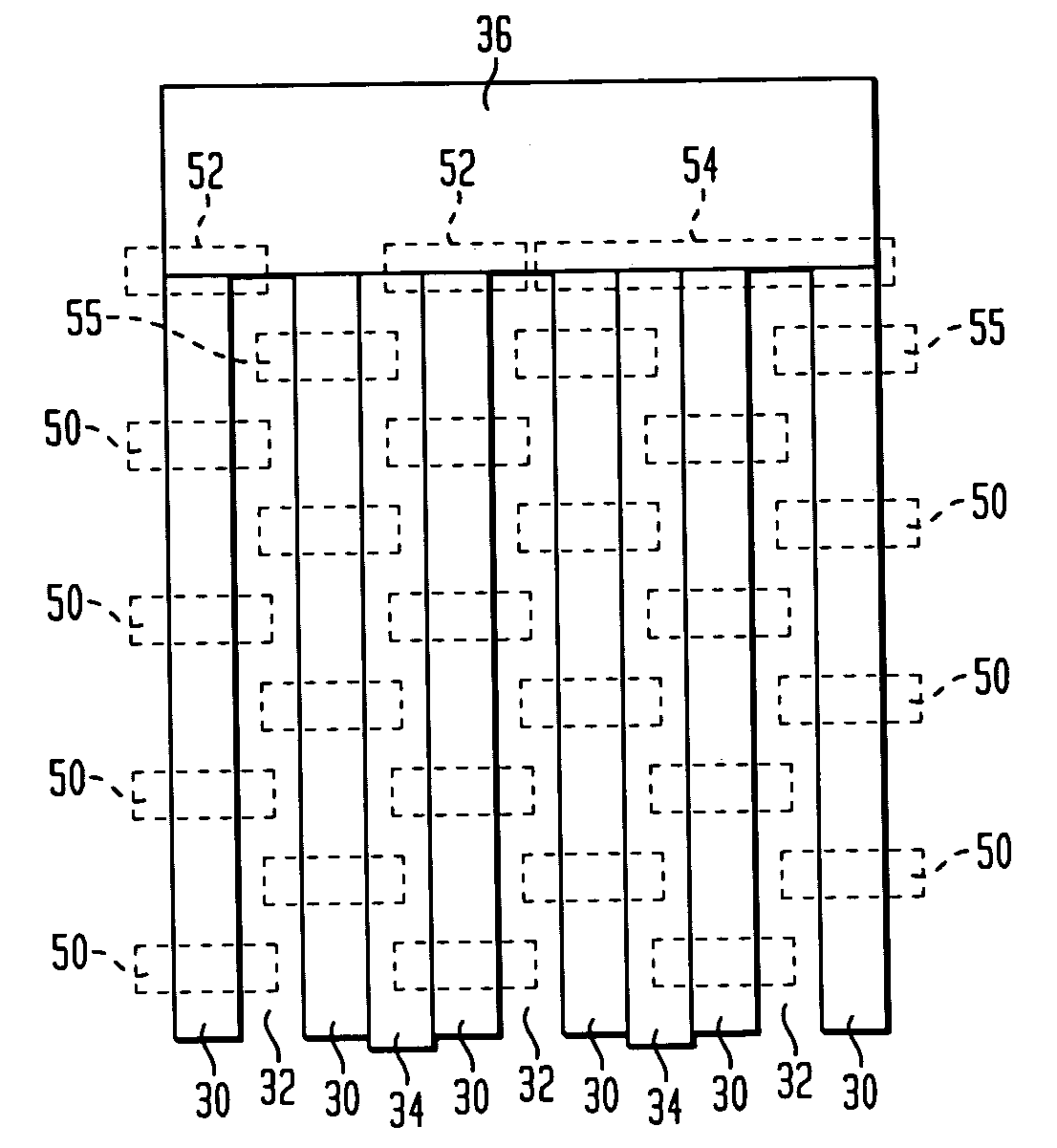 Single exposure of mask levels having a lines and spaces array using alternating phase-shift mask