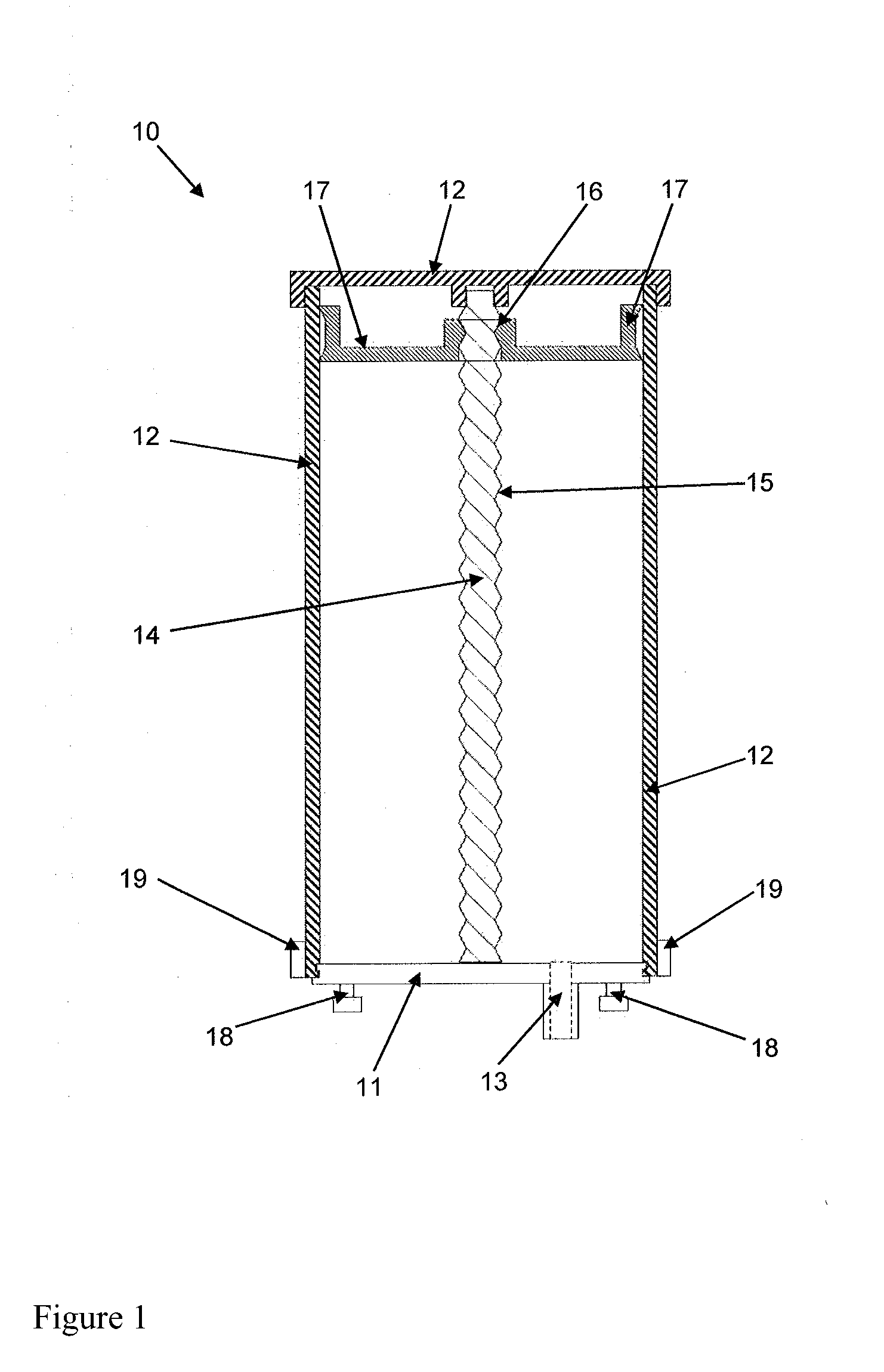 Multi-component mixing system having a rotatable container and container therefor