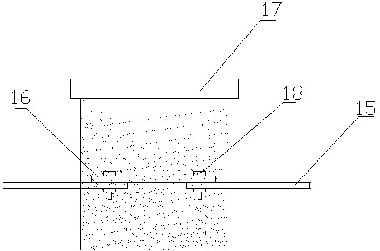 Construction method and device for reducing ground resistance of wind driven generator