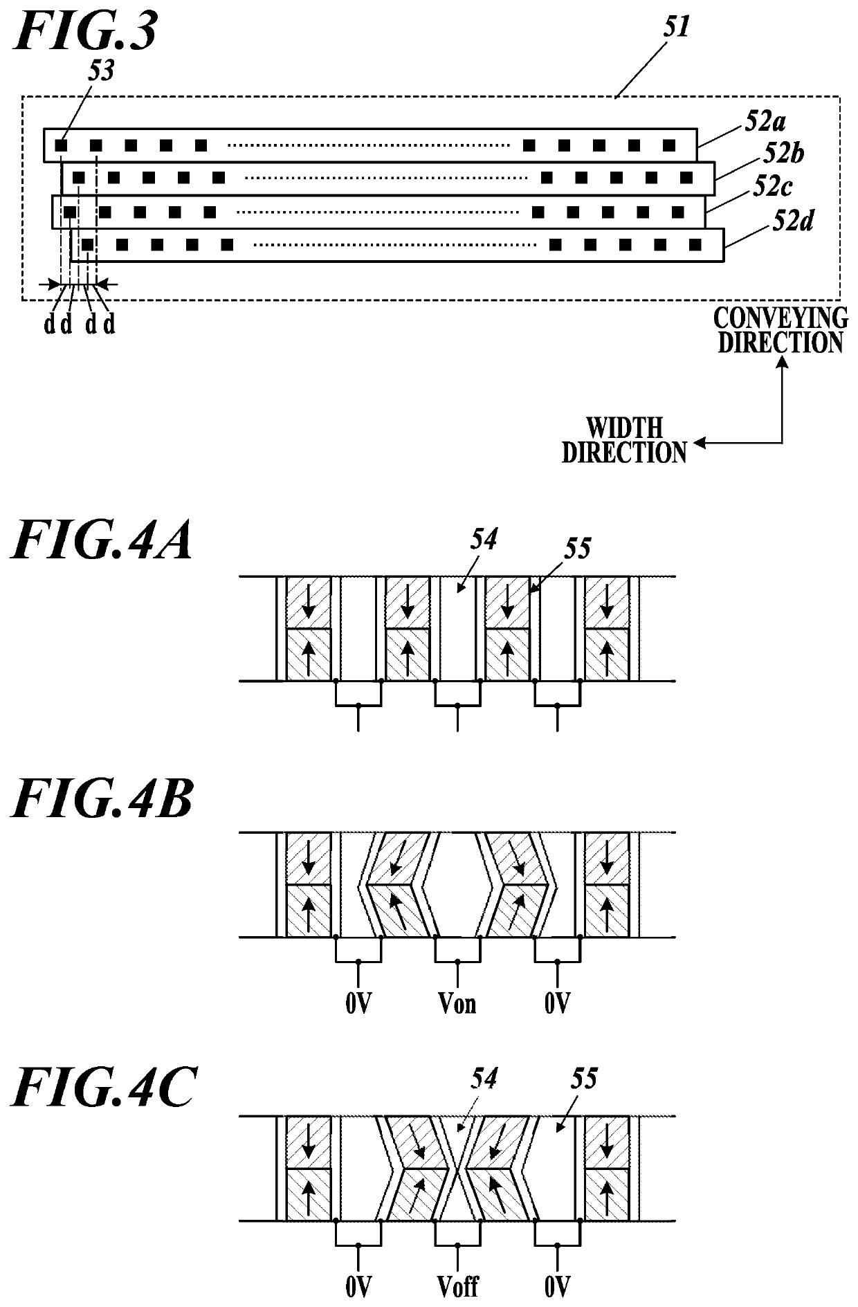 Ink discharge operation adjustment method and inkjet recording device