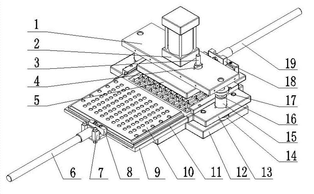 Disassembling machine for pointers of pneumatic watch movement