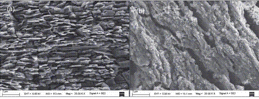 Preparation and application of MnO2-SnO2/graphite nanometer array composite electrode material