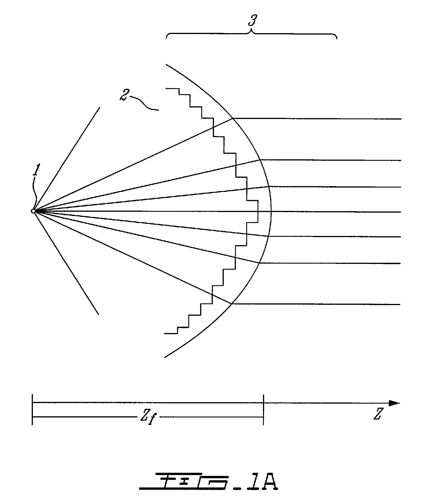 Light emitting and receiving device